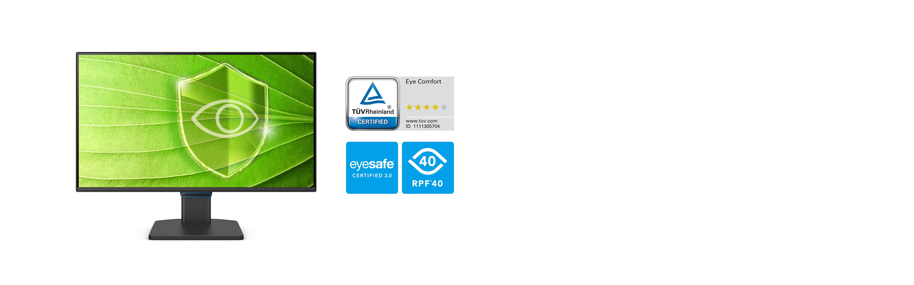 GW2790C 國際四星認證的護眼舒適度