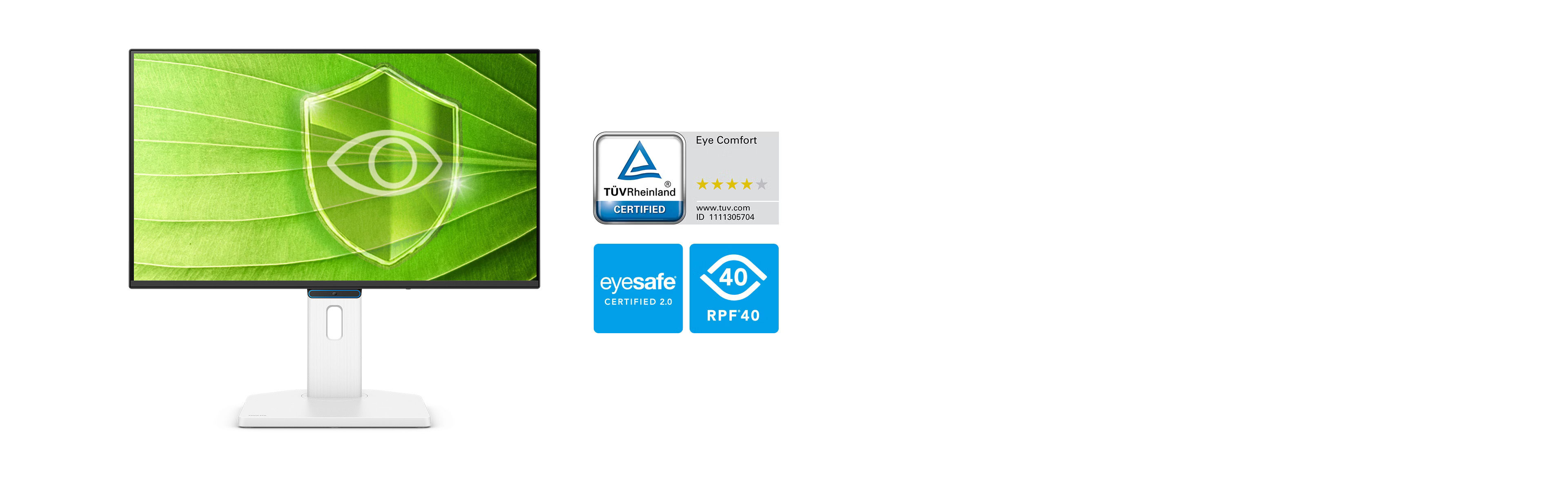 GW2790TC 國際四星認證的護眼舒適度