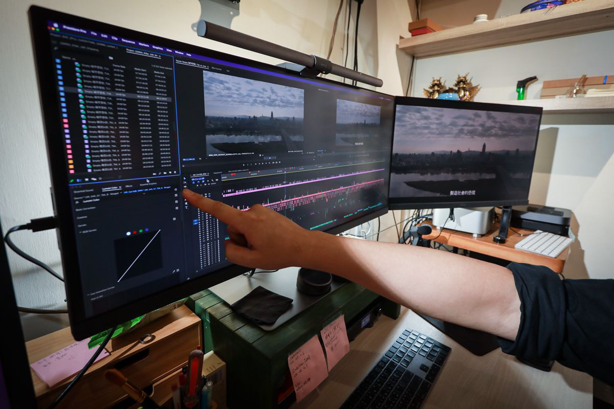 21:9 的“寬”容度 靈活你的工作介面 金獎剪輯師解孟儒與 PD3420Q 專業設計繪圖螢幕