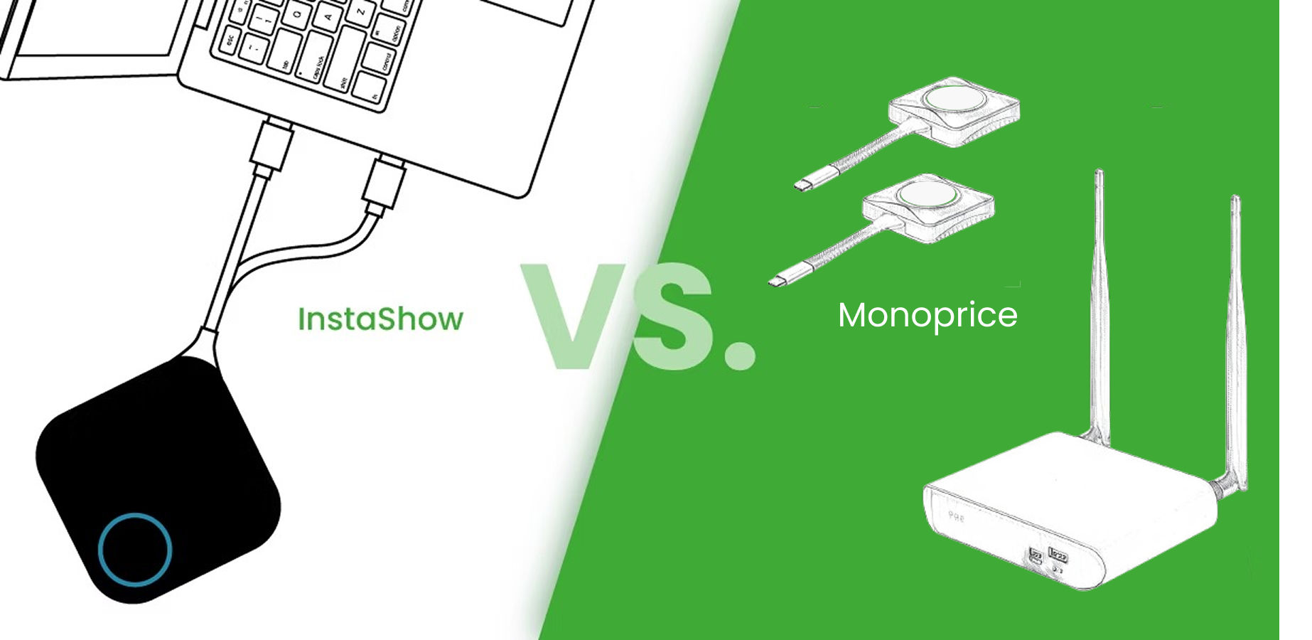 monoprice wireless presenter vs benq instashow wirelesss presentaion system