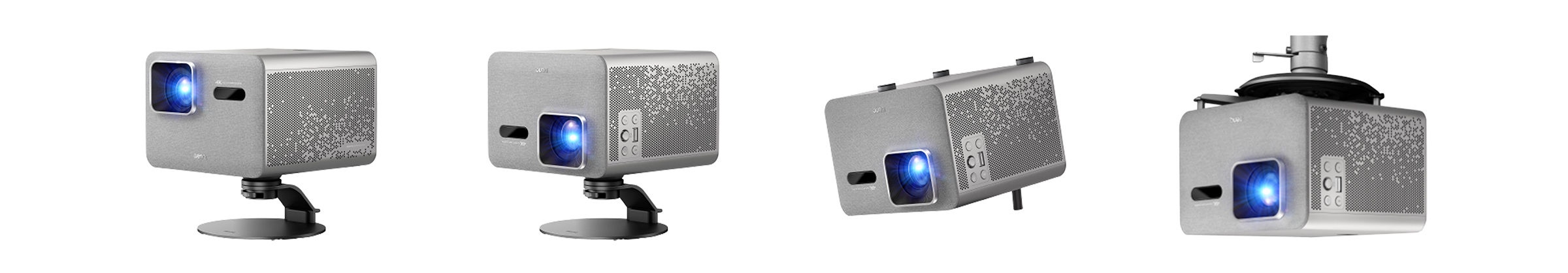 Some of BenQ Home Entertainment projectors include remote-controlled optical zoom and can pair with a table stand for quick setup at any height. Move it, rotate it, reset it. Your screen adjusts with you.