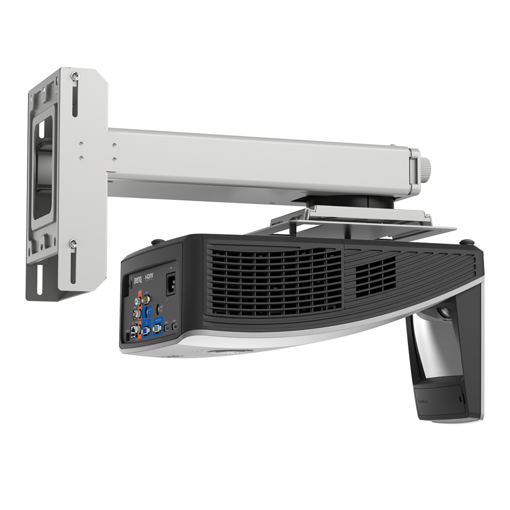 BenQ Proyector DLP WXGA Ultra Tiro Corto (MW855UST), 1280x800, 3500  Lúmenes, Alto Contraste 10000.1, Soporta 3D Full HD BLU-Ray, HDMIx2, LAN  Control