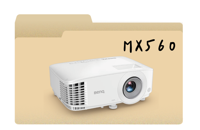 節能商用高亮投影機 MX536