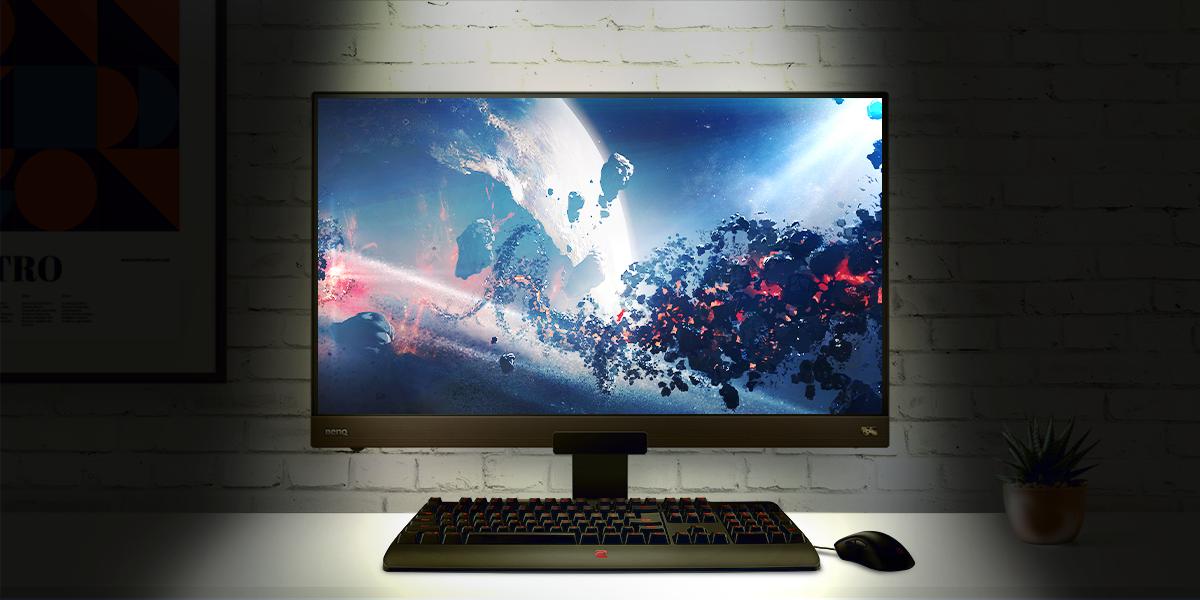 Ein Gaming-Monitor, der HDR-Inhalte in der Nacht mit der richtigen Helligkeit anzeigt