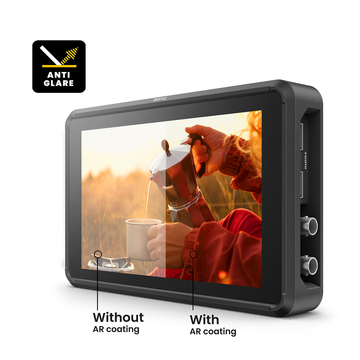 BenQ SW240 covers 99% AdobeRGB, 95% P3, 100% sRGB. BenQ AQCOLOR technology delivers Accurate Reproduction.