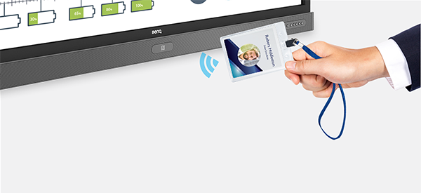 Thẻ BenQ NFC để hiển thị tương tác bảng điều khiển lớn, cho phép bạn truy cập vào Google Drive, OneDrive và DropBox. Quản lý Tài khoản dễ dàng. 