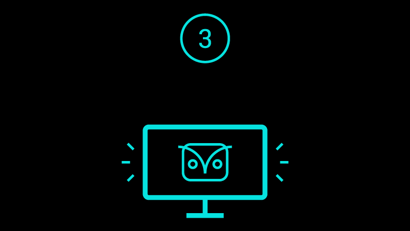 Maintain comfortable focus by turning on Night Hours Protection or MoonHalo