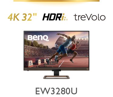 BenQ 4k entertainment monitor EW3280U
