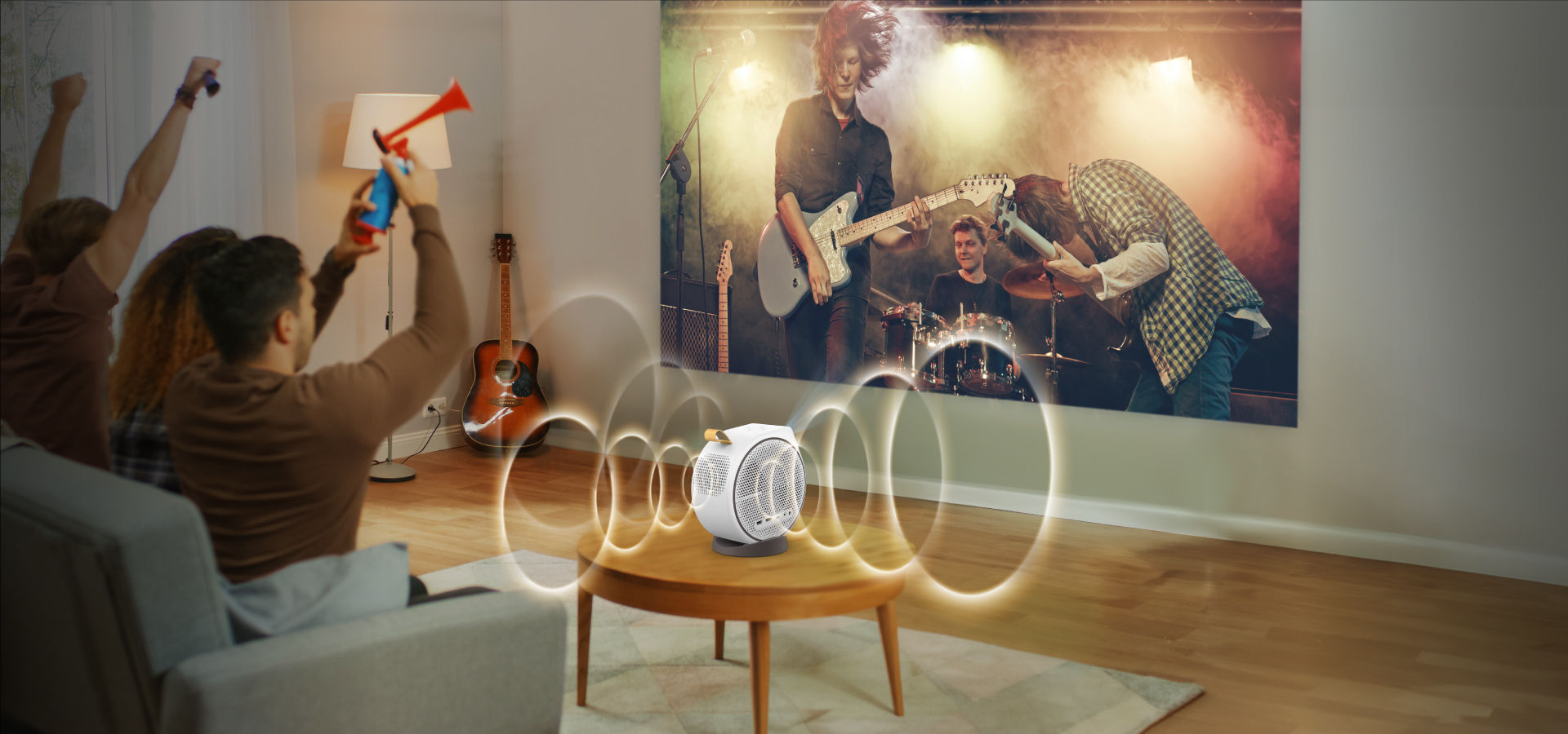 BenQ Portable Projector 2.1 Channel Packed  with Voluminous Bass