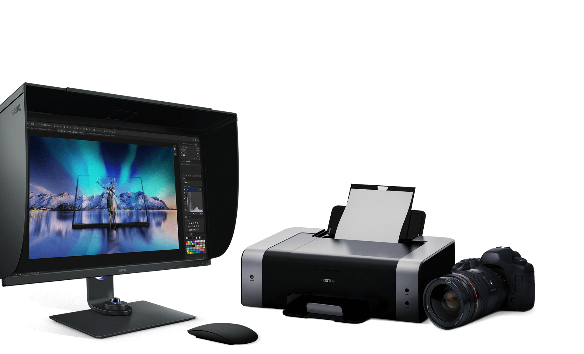 paper color sync assists to preview the photo-printing results on screen by a simple screen-to-print process