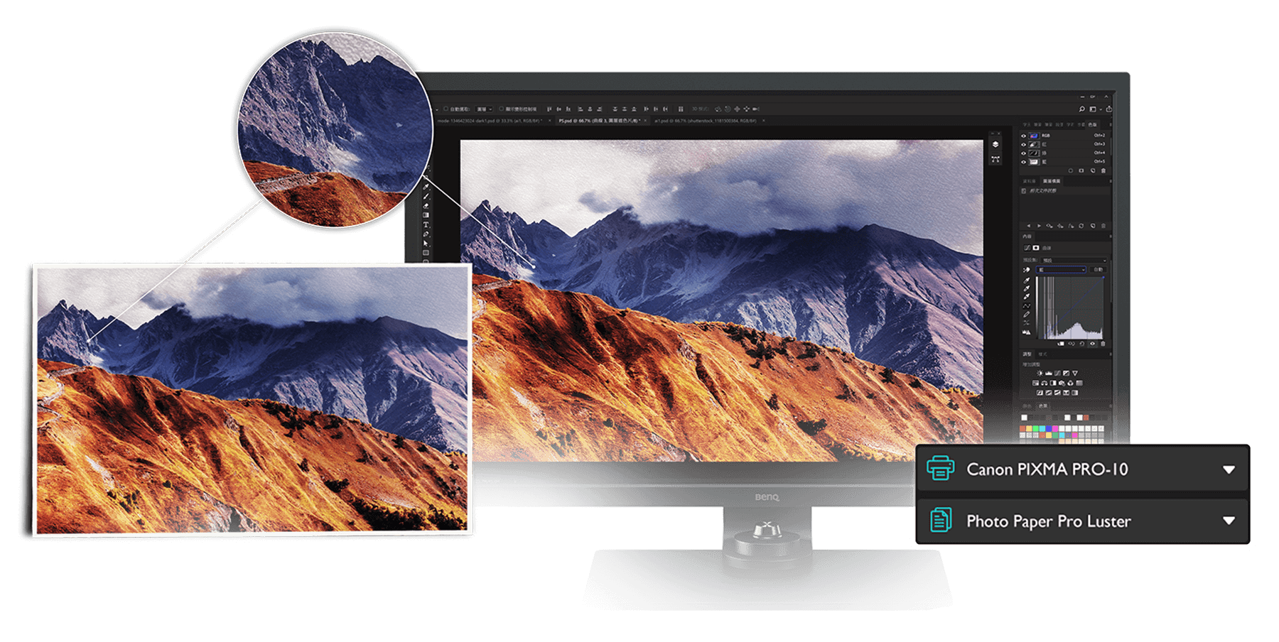 to edit photos with efficiency and confidence in this time-saving screen-to-print process to get an on-screen preview which faithfully reproduces the final color output