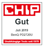 Der PD2720U im Test bei Chip.de