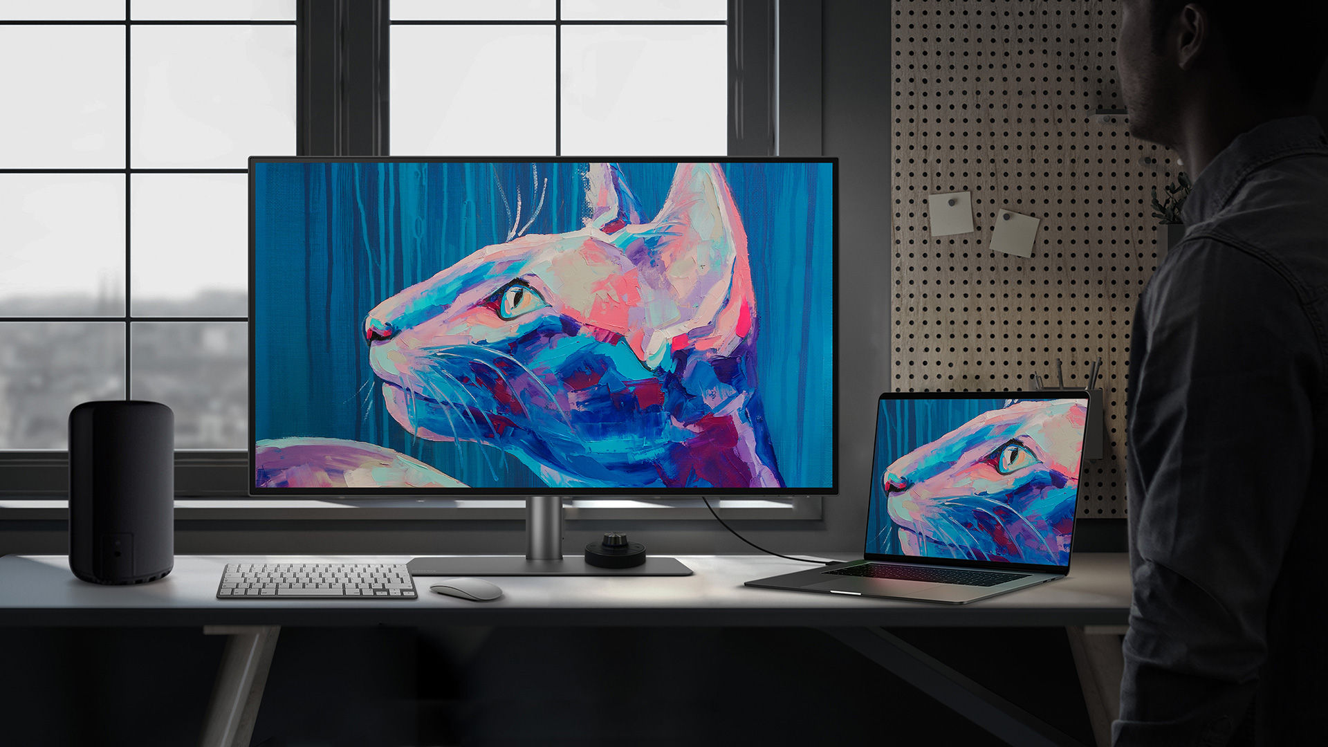 BenQ DesignVue monitoren realiseren jouw ideale bureau-opstelling om creativiteit volledig te ontplooien.