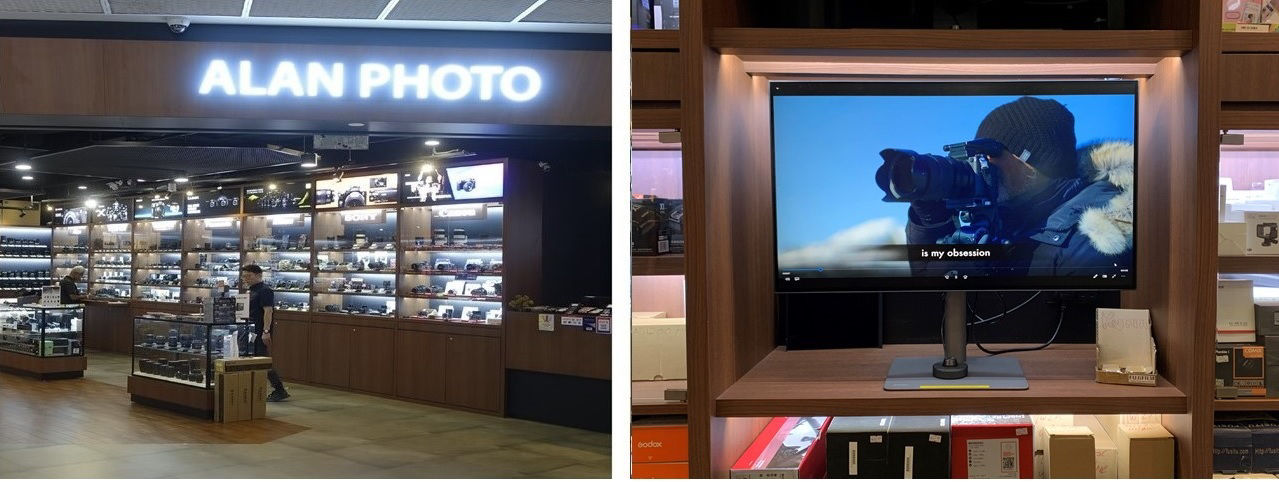 BenQ pd 4K designer monitor for Macbook can be experienced in Alan Photo in Funan