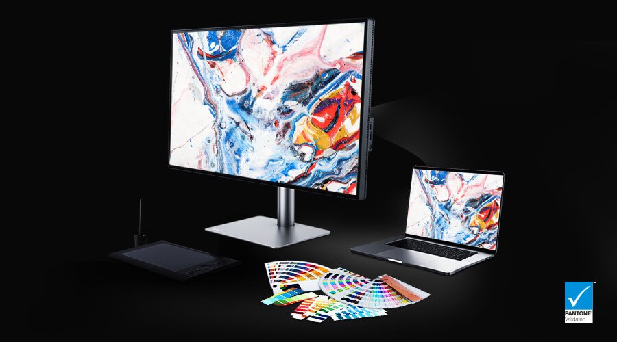 BenQ is the first display manufacturer to seek and earn pantone validated certification because most design and color-focused creativity start on a display.