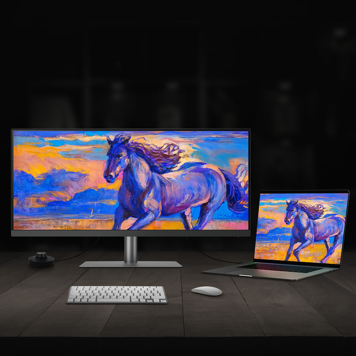 BenQ ICCsync synchronizes color profiles between your monitor and your Mac<sup>®</sup> when activated from the software.