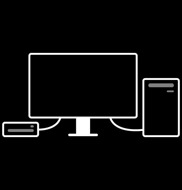 BenQ new KVM Switch auto-pairs with input signals. Click once to switch systems via Hotkey Puck G2 to boost efficiency.