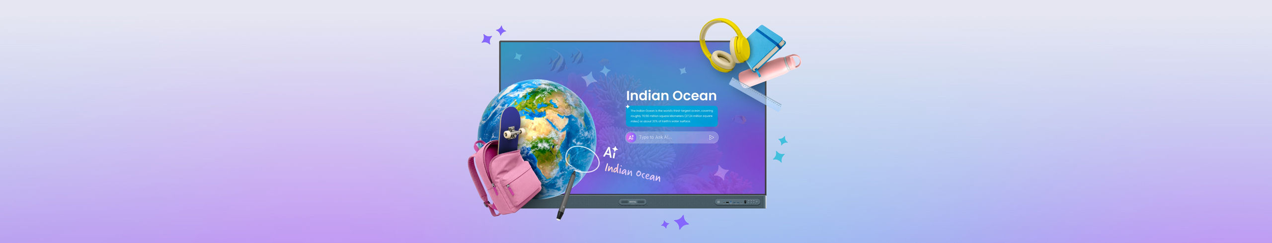 AI-powered Interactive Displays for education