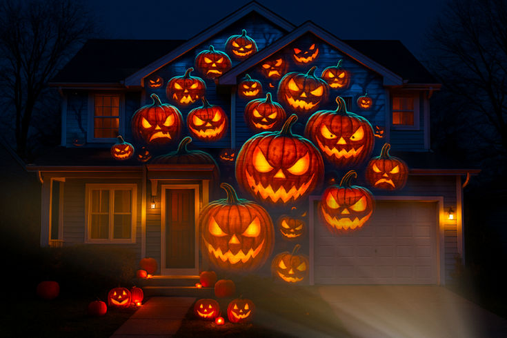 BenQ’s Vivid and Color-Accurate Projectors for Halloween House Mapping