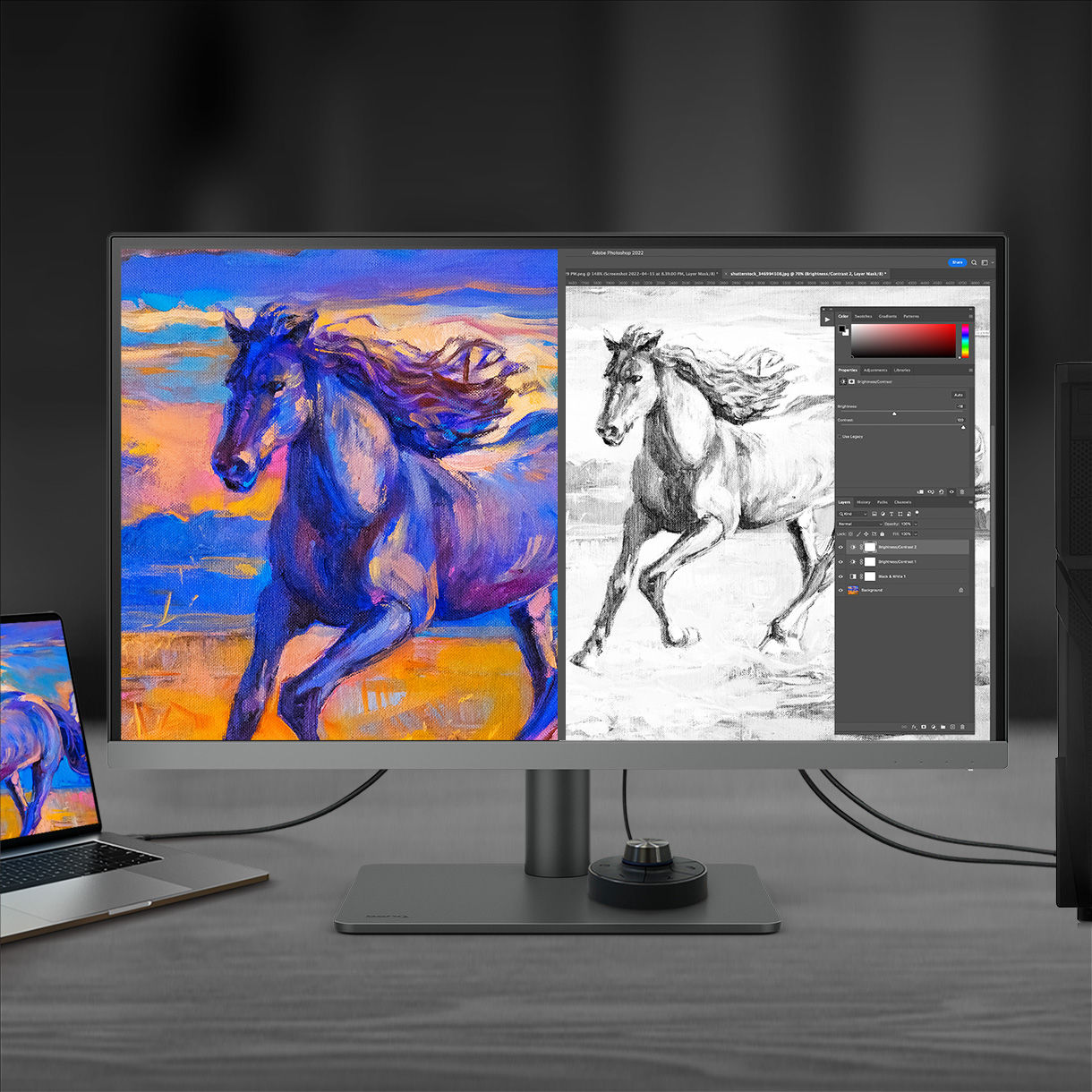 BenQ DesignVue Monitors with Picture In Picture (PIP) and Picture By Picture (PBP) let you customize your workflow.