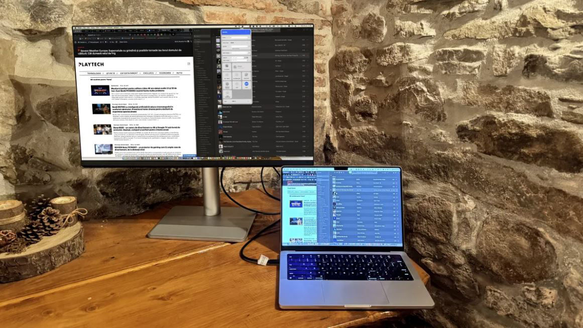 REVIEW Monitor Benq 4K pentru MacBook – cum te ajută să fii mai eficient, îți încarcă laptopul și te scapă de cabluri