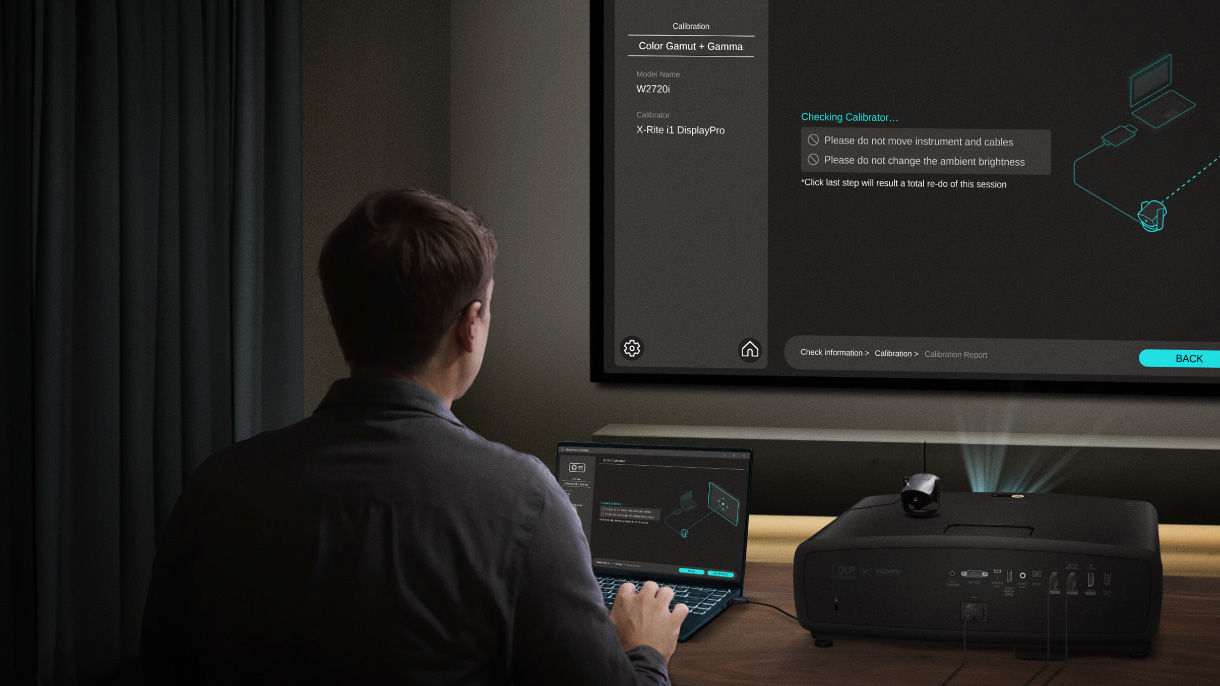 long term projector calibration