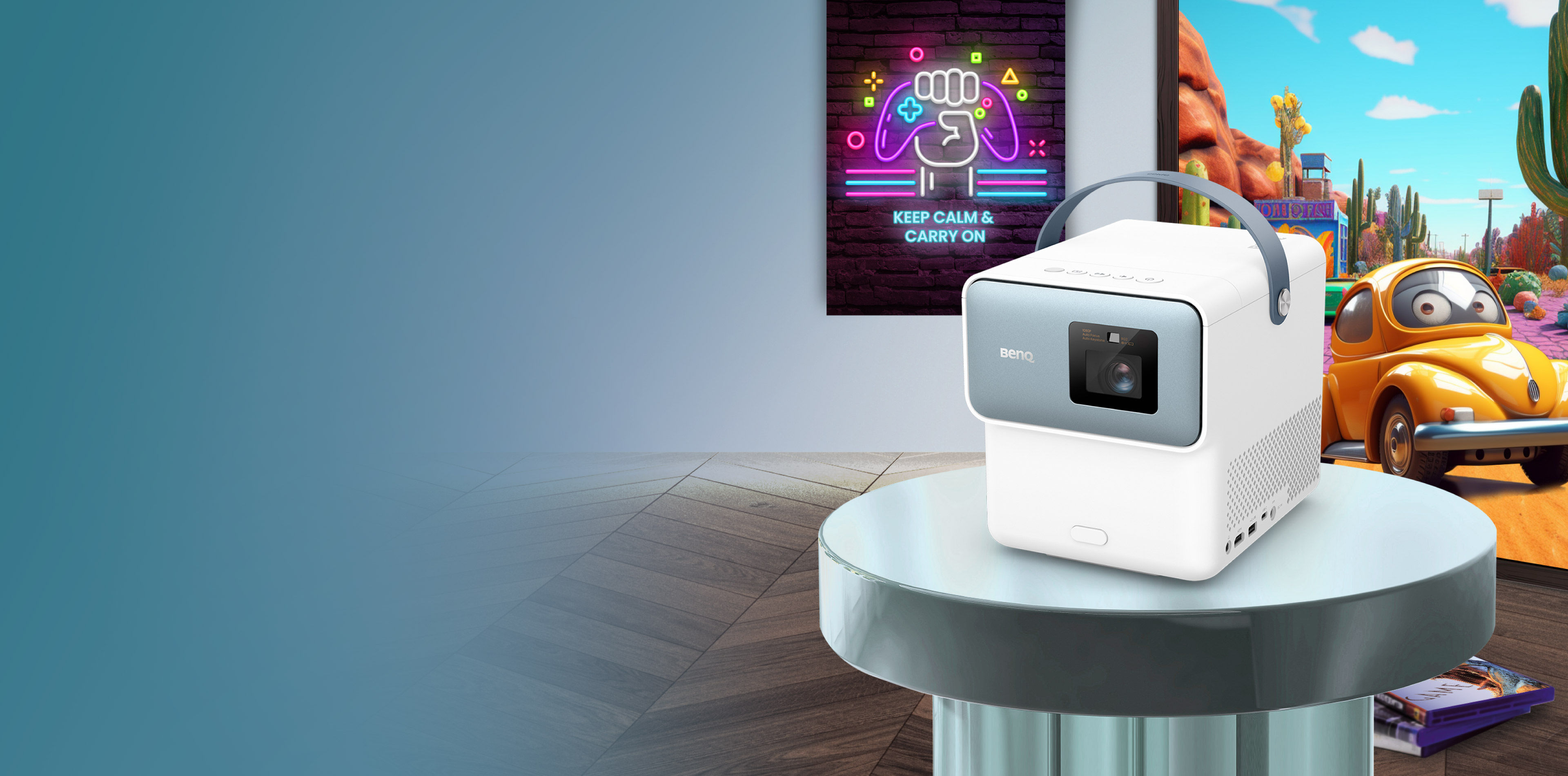 GP100 高亮度LED遊戲行動投影機