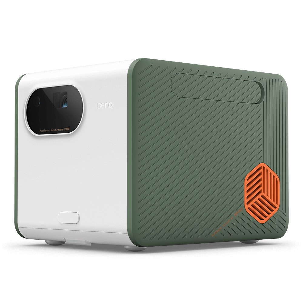GS50 1080p Outdoor Projector dengan Extra Bass Bluetooth Speakers, IPX2