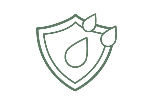 IPX2 Spritzschutz und Fallschutz aus bis zu 70 cm Höhe