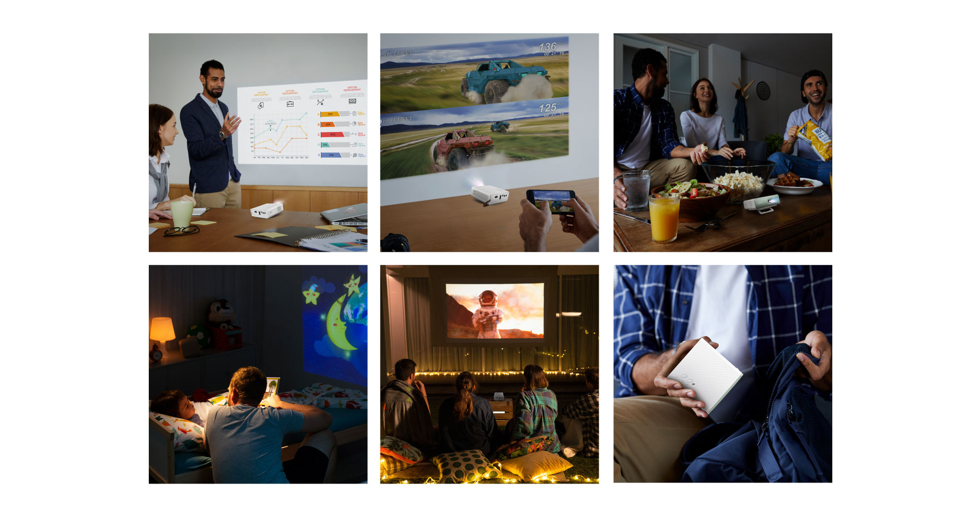 口袋投影機隨處投影