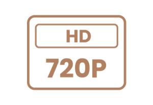HD 720p & 300 ANSI Lumens icon