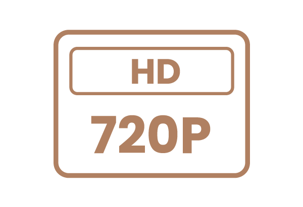 HD 720p & 300 ANSI Lumens icon