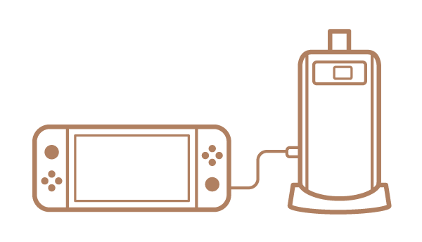 Nintendo® Switch über ein einziges USB-C-Kabel projizieren und aufladen