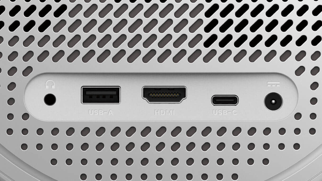 GV50 io port with usb-c and hdmi