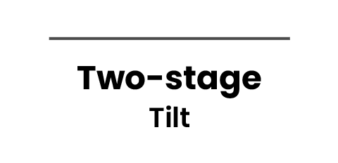 GV50 portable ceiling projector with two-stage tilted base