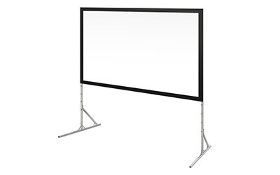 Foldable portable projector screen with tripod stand and carry bag