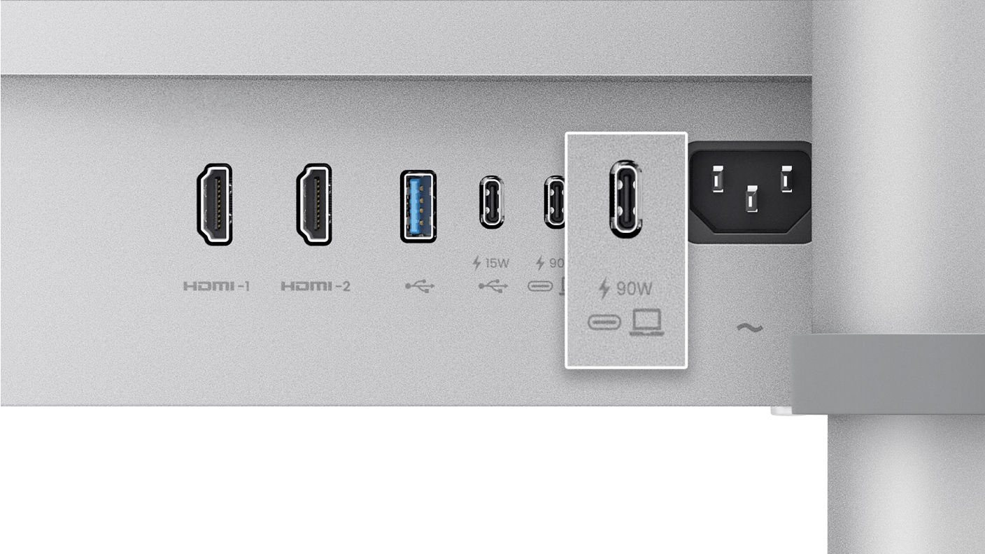 usb-c monitor with power delivery for macbook 65W 90W