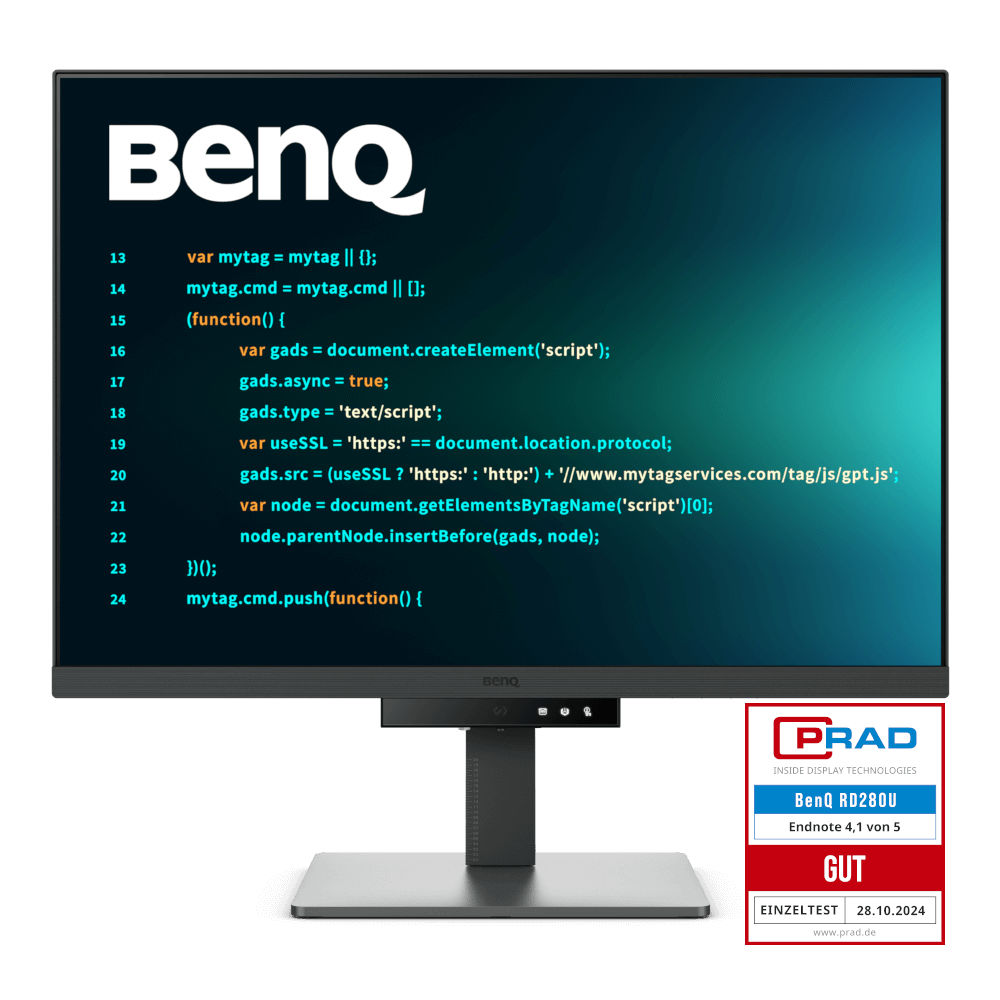 Der BenQ RD280U fördert die Produktivität beim Programmieren 