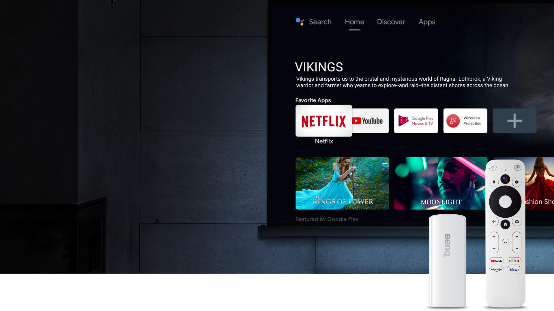 QS02 BenQ 智慧投影機電視棒