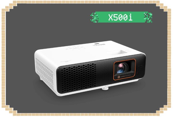 4LED 短焦輕遊戲投影機 X500i