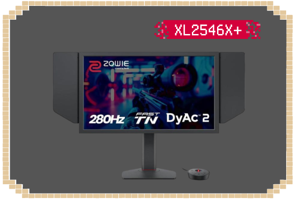 ZOWIE 專業電競螢幕 XL2546X+