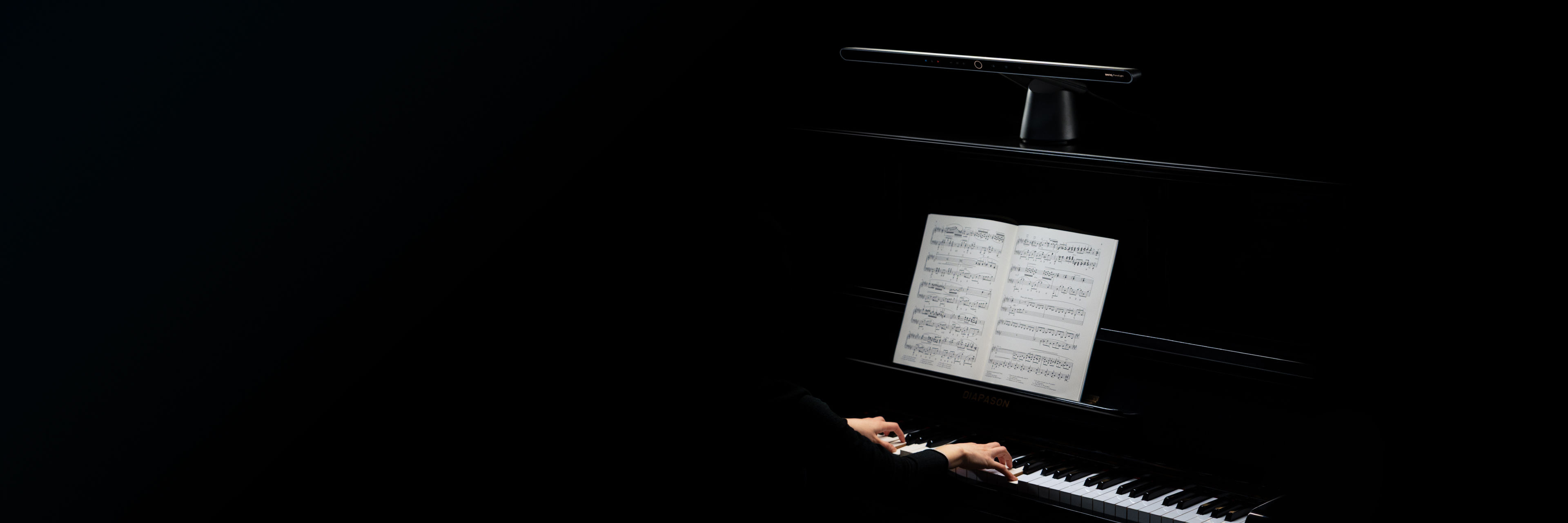 Klavierlampe, Erleuchtet Ihr Notenblatt und die gesamte Klaviatur gleichmäßig