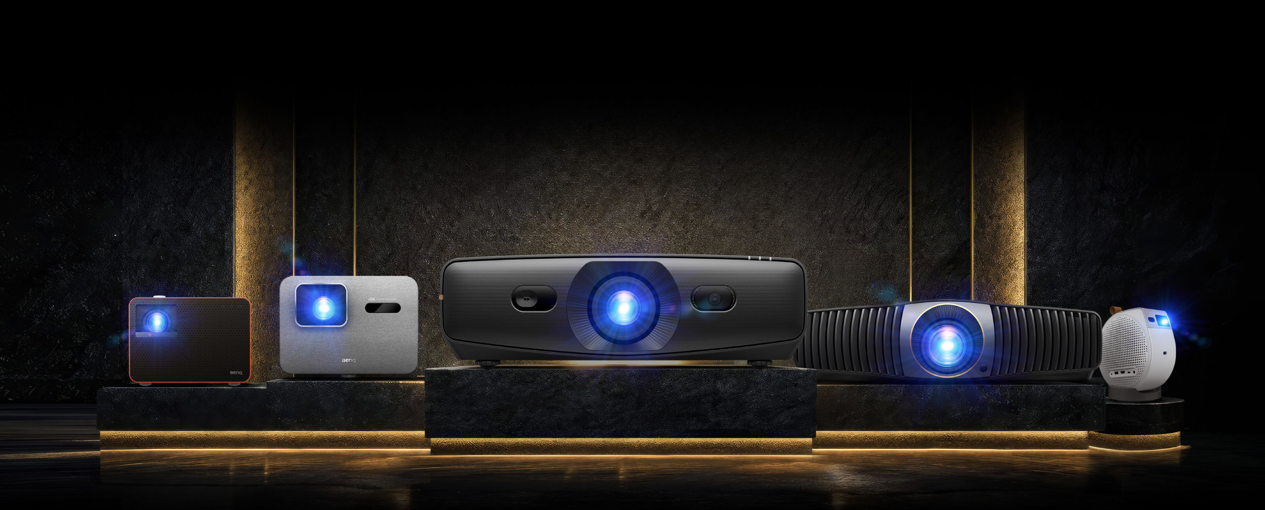 BenQ projector lineup for movies, streaming, and gaming