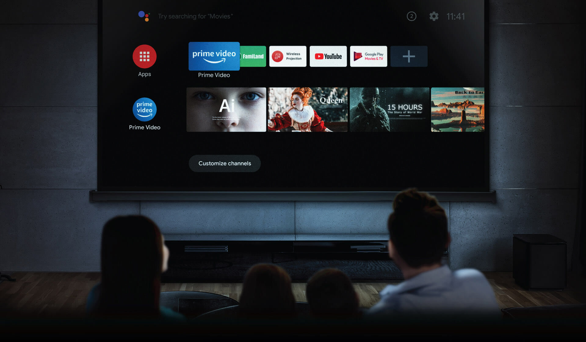 Smart Home Projector Powered by Android TV | BenQ AU