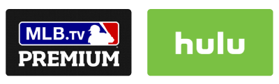 Icono de aplicaciones MLB.tv premium y hulu