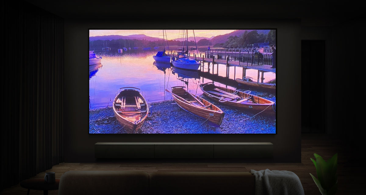 Ambient light in your room creates secondary reflections that bounce off walls and surfaces, subtly contaminating the projected image.