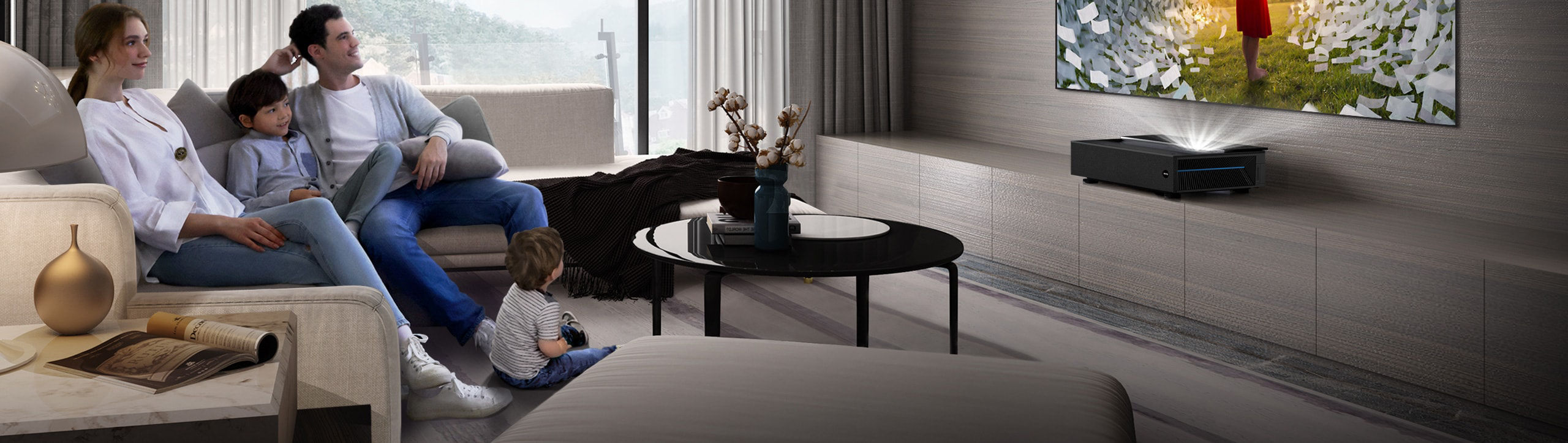 BenQ 雷射電視V6000-這就是我要的100分家庭生活​