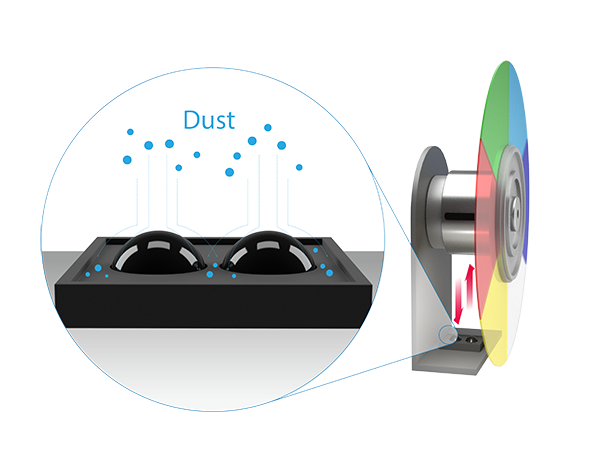 BenQ MX825ST XGA DLP Interactive Classroom Projector is equipped with dustguard technology which prolongs projector lifespan and optimal performance. 