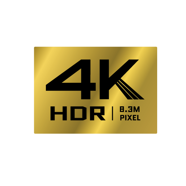 4K HDR​ 畫面細膩真實