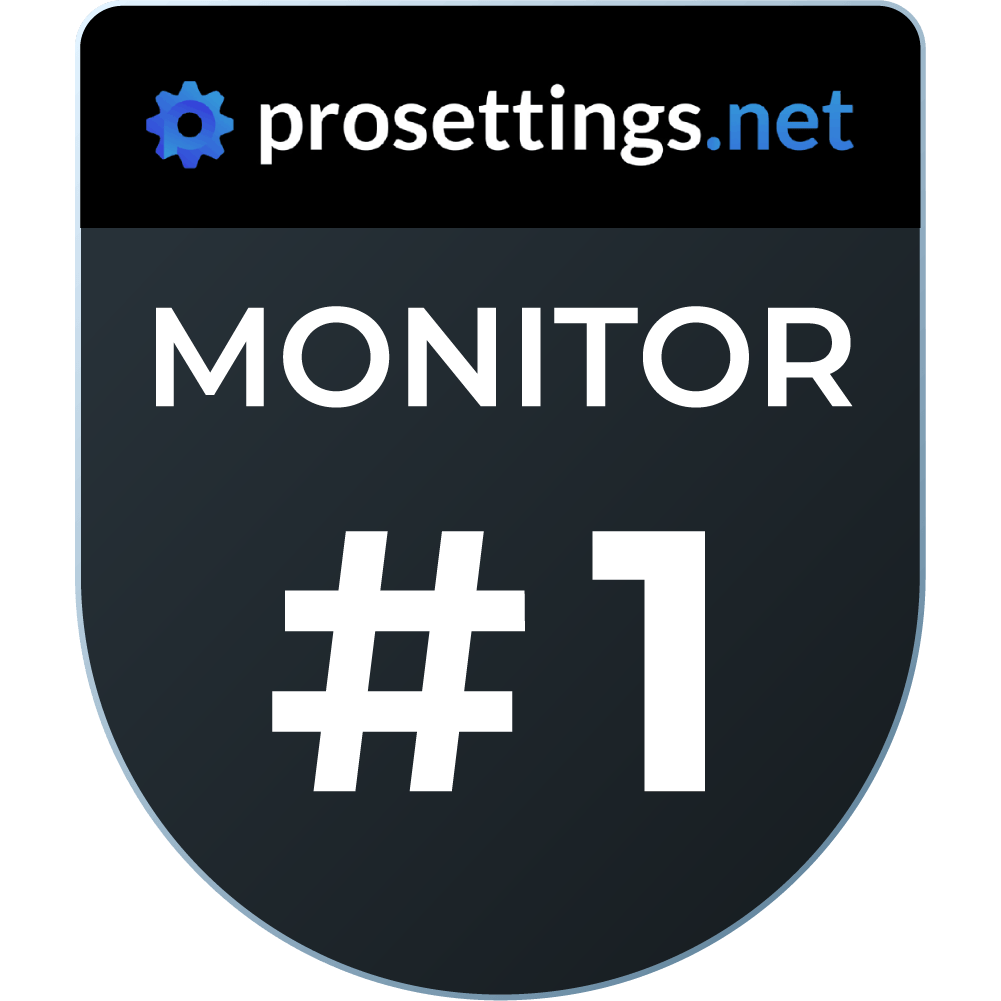 prosettings.net #1 monitor badge for ZOWIE